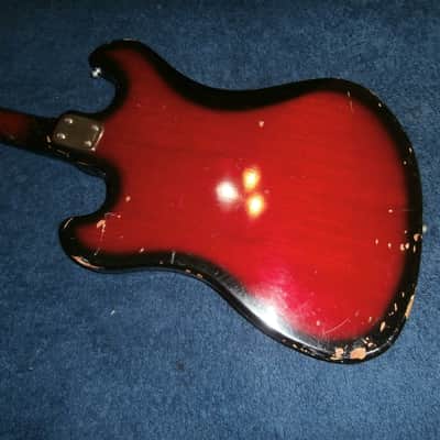 Vintage 1960's Kingston 65 Electric Guitar! Japan Teisco! Mirror Pickguard! image 9