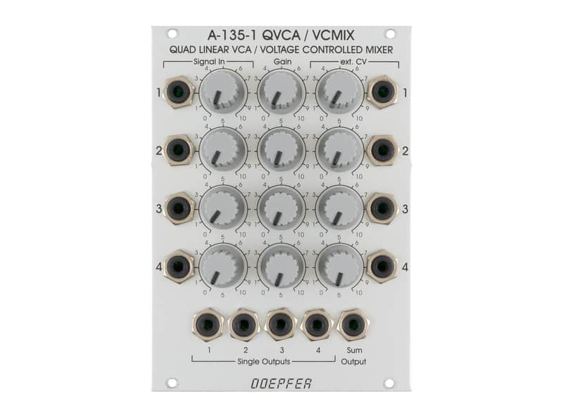 Doepfer A-135-1 Voltage Controlled Mixer / Quad VCA [USED] image 1