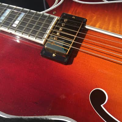 HERITAGE SWEET 16 ARCHTOP "THE LAST ONE" VINTAGE WINE BURST GUITAR image 4