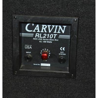 Carvin RL210T Red Line Series 2x10 400w Bass Speaker Cabinet image 6