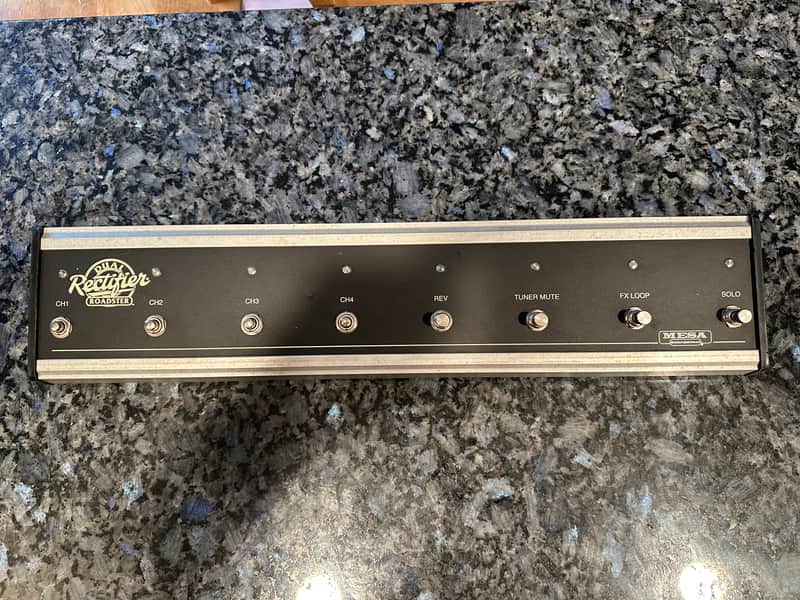 Mesa Boogie Roadster Dual Rectifier amp 8-button footswitch, 2000s - Black image 1