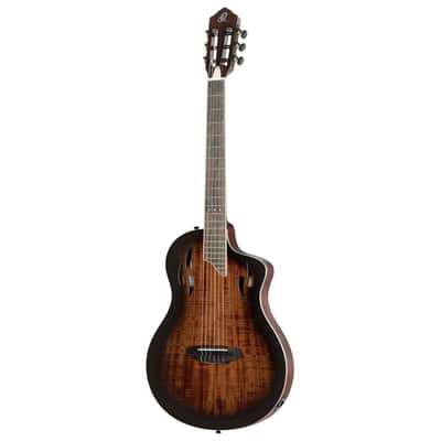 Ortega RTPDLX-ACA TourPlayer Series Solid Okoume Body Slim Neck Nylon 6-String Acoustic-Electric Guitar w/Gig Bag image 6