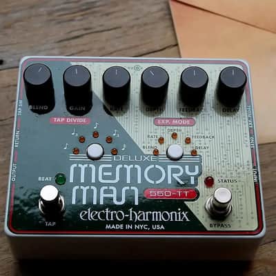 Electro-Harmonix Deluxe Memory Man 550-TT Tap Tempo 550Ms Analog Delay image 1