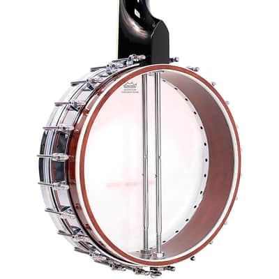 Gold Tone Mastertone OT-800/L Left-Handed Old Time Tubaphone-Style Banjo Regular Vintage Brown image 4