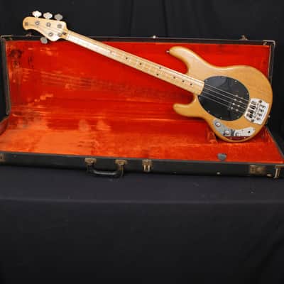 1980 Fender Era LEFTY Music Man Stingray electric bass guitar all original STRING THROUGH BODY + HSC image 1