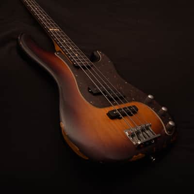 ESP Vintage Four Precision/Jazz Bass guitar! NOT LTD! Sunburst! Custom Shop Fender Killer! image 18