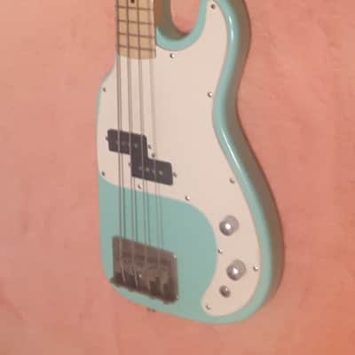 Unknown Unique Shape P Bass 2010 Surf Green image 2