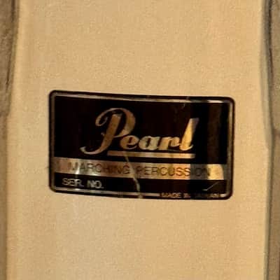 Pearl Marching Snare Drum 12 x 14" 10 Lug Taiwan Vintage image 2