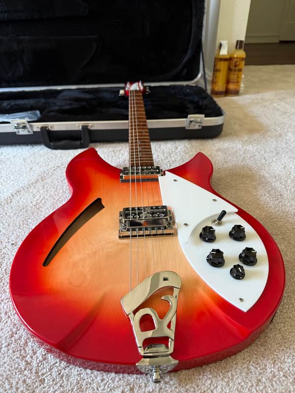 Rickenbacker 330 Fireglo w/ Lollar Gold Foil Pickups image 1