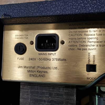 Marshall 6101 30th Anniversary 1X12 Rare Combo 1992 Blue image 9