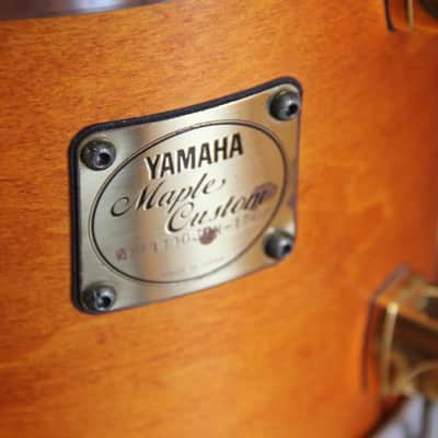 RARE Yamaha Maple Custom - natural vintage 10x7 image 4