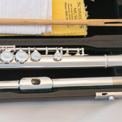 Pearl PF-501 Flute Silver-plated with Split-E *Made in Japan *Cleaned & Serviced *Ready to play image 2