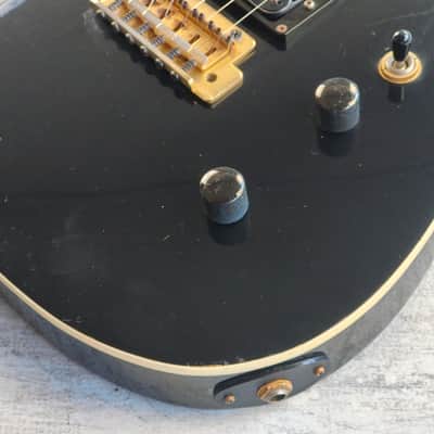 1992 Fernandes Japan TEJ-55 HS Contemporary Telecaster (Black/Gold) image 4