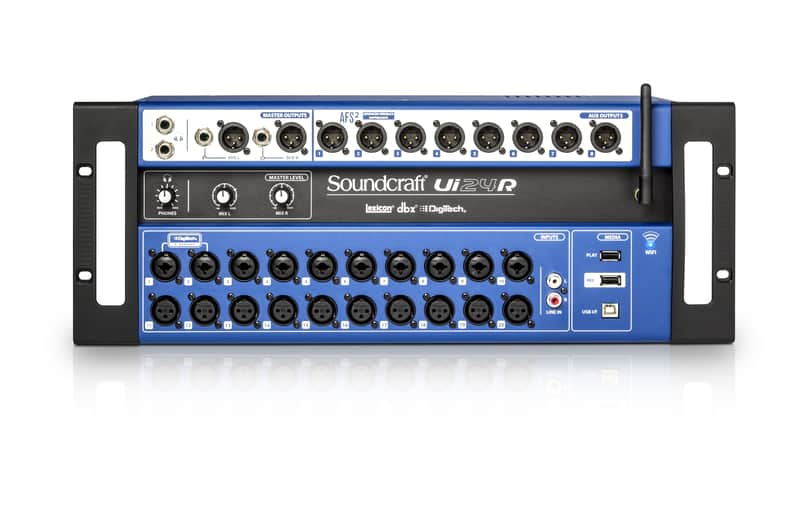 Soundcraft Ui-24R 24-channel Digital Mixer/USB Multi-Track Recorder with Wireless Control image 1
