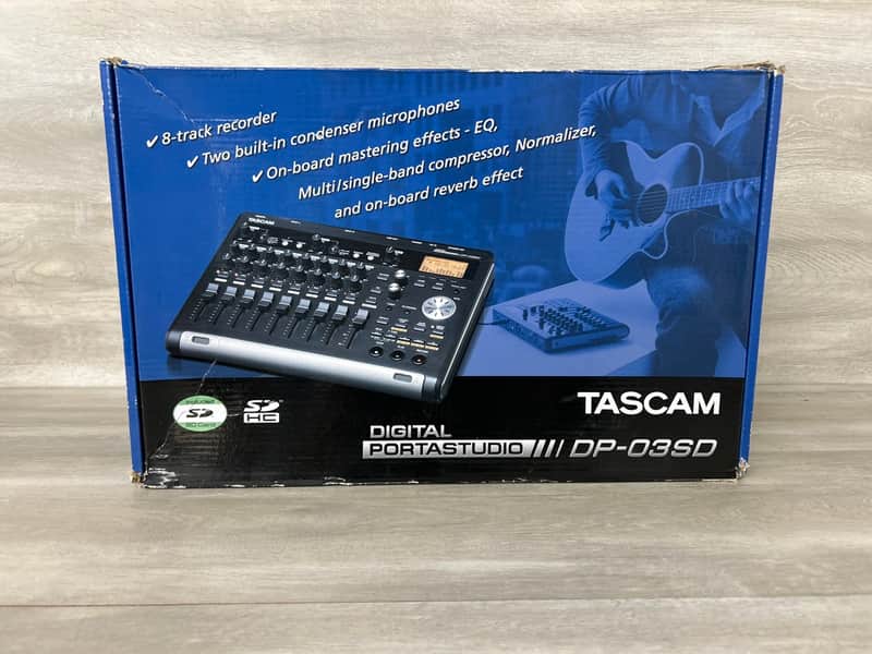Tascam DP-03SD 8-track Digital Portastudio | Reverb