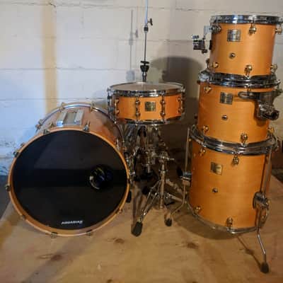 Cadeson Royal Custom Natural 5-piece Drum Kit + Extras image 1