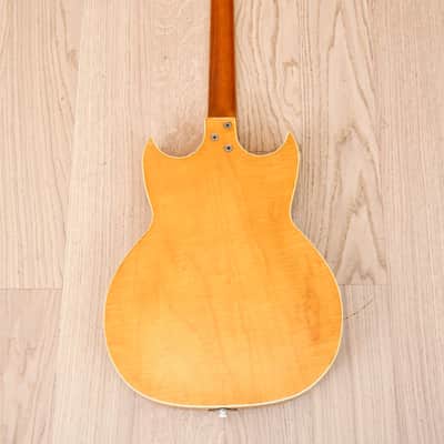 1960s Kay Pro P-3 Thinline Doublecut Vintage Guitar Barney Kessel Kleenex Box w/ Case, Swingmaster image 3