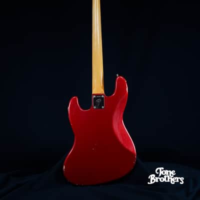 100% Original! 1965 Fender Jazz Bass - Candy Apple Red image 6