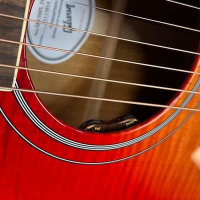 2025 Gibson Les Paul Parlor Acoustic-Electric Guitar Vintage Cherry Sunburst image 6