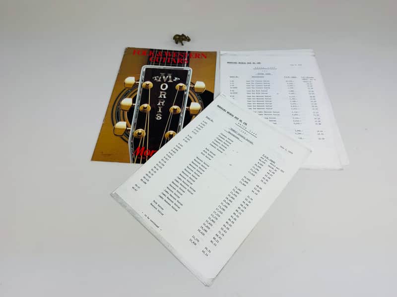 TF Morris Folk & Western Guitars Catalog & Price List Set 1979 image 1