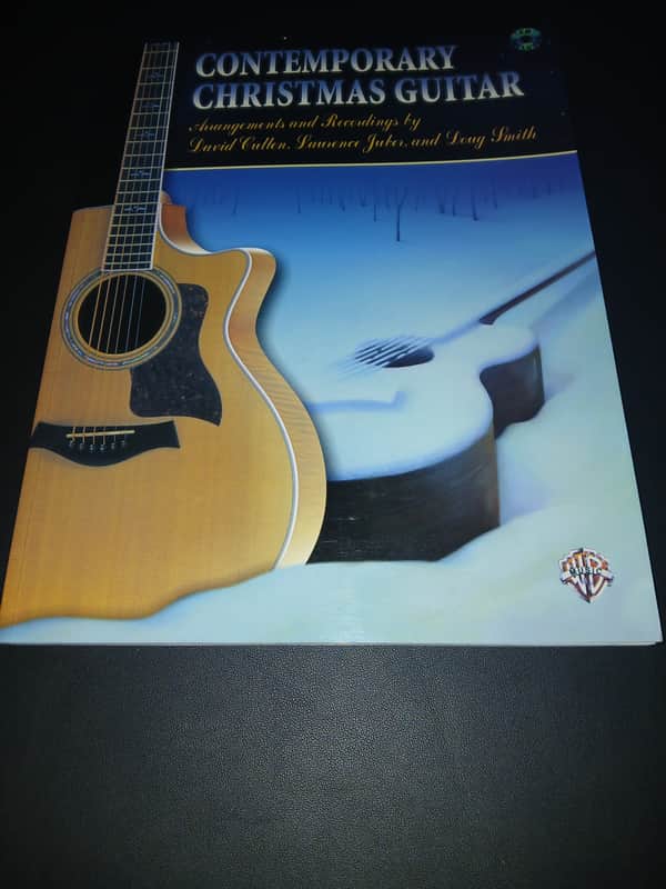 Contemporary Christmas Guitar Music Book Christmas Guitar Music Book w/cd Tab! Like new! 2002 - Black white image 1