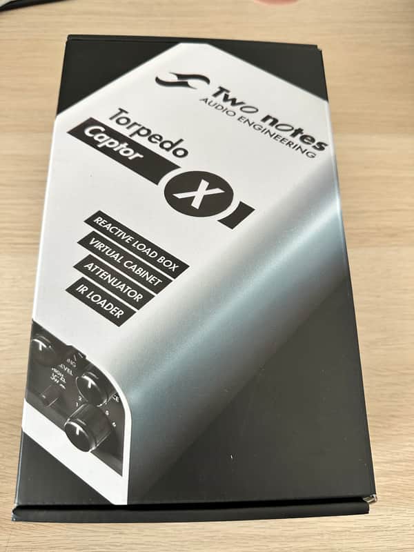 Two Notes Torpedo Captor X 8ohm Stereo Reactive Load Box / Attenuator 2020 White image 1