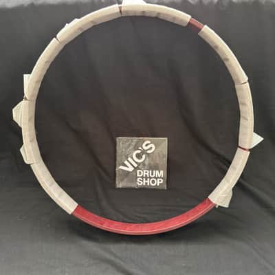 Yamaha 20" Stage Custom Bass Drum Hoop Matte Cranberry image 1
