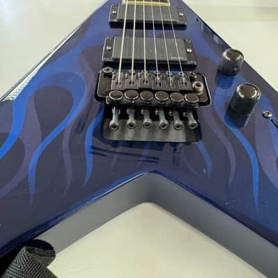 Jackson USA `95 Blue Ghost Flames KV2 (***Secondhand***) image 10