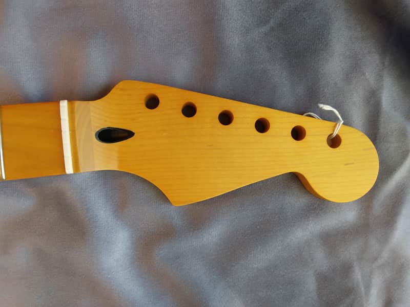 Unbranded Stratocaster Style Guitar Neck 2022 Natural image 1