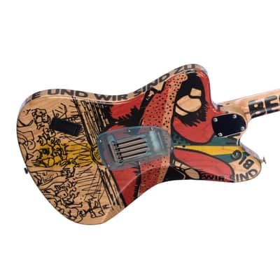 Deimel Guitarworks Firestar Artist Edition "Berlin Tonight" - Offset Electric Guitar Built-in LesLee image 5