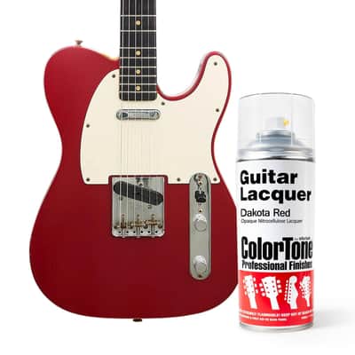 ColorTone Aerosol Guitar Lacquer Spray – Dakota Red | Classic Fender Opaque Nitrocellulose Spray Finish image 1