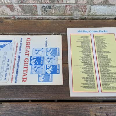 Two Vintage 1960's/1970's Mel Bay Guitar Instructional Books! Very Cool, Original Case Candy! image 4