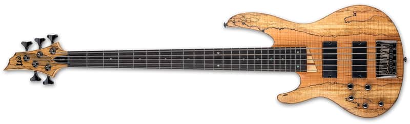 ESP LTD B-205SM Left Handed Electric Bass in Natural Satin image 1