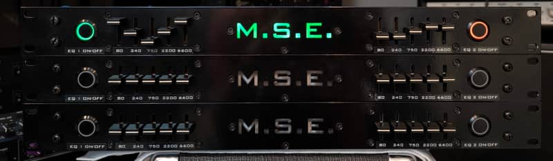 M.S.E. Custom Mesa Boogie Dual 5-Band Remote EQ 1U Rackmount Hetfield Metallica image 1