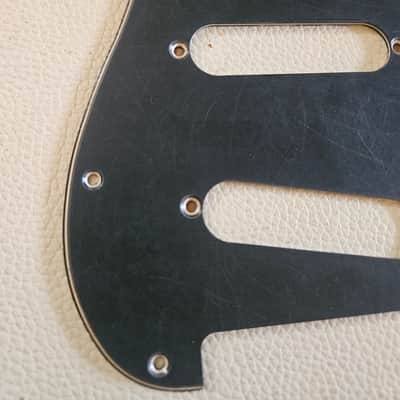Fender Stratocaster Aged Relic 3 ply Pickguard Black 62 59-62 image 3