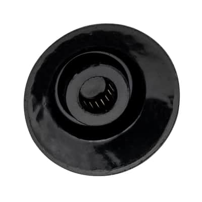 Metric Size Guitar Reflector Knobs Top Hat Bell 2 Volume 2 Tone Knob Set for Epiphone Les Paul SG Electric Guitar Asia Import Guitar Bass Split Shaft Pots, Black with Gold Top image 5