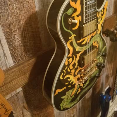 Gibson Les Paul Custom 2003 Black Dragon image 15