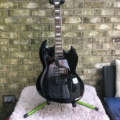 ESP Ltd Viper 201B (Baritone) 2021 High-Gloss Black (Mint-Unplayed!) image 2