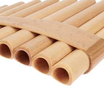 HORA Alto Pan Flute - 15 Pipes - Maple Wood - Handmade in Romania image 5