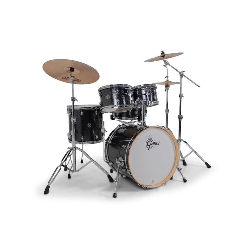 Gretsch CM2-E605 Catalina Maple Black Stardust - Drum Shell Set image 1