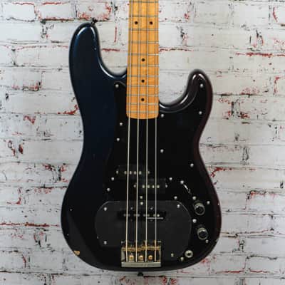 Parts Bass - P Style Electric Bass - Burgandy Fade - 83 Precision Bass Neck - w/HSC - x7839 - USED image 1