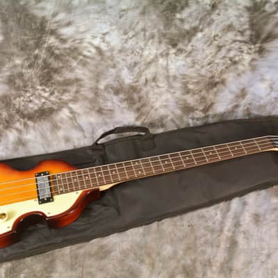 Hofner Contemporary Series Shorty Violin Bass - Burst Finish image 11