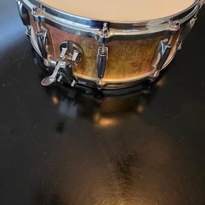 Gretsch GAS5514-KC Keith Carlock Signature 5.5x14" Brass Snare Drum 2021 - Vintage Patina image 3