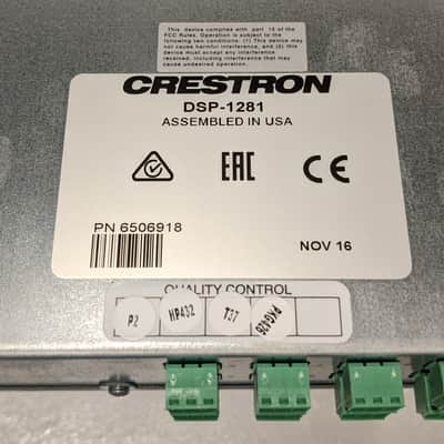 Crestron Avia DSP-1281 Audio Signal Processor with Dante integration +DSP functions +Analog Audio 12-In x 8-Out +AEC +USB Audio image 9