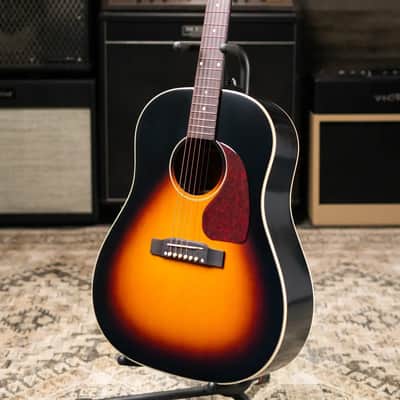 Epiphone J-45 Standard Acoustic/Electric Guitar - Vintage Sunburst with Gig Bag image 16