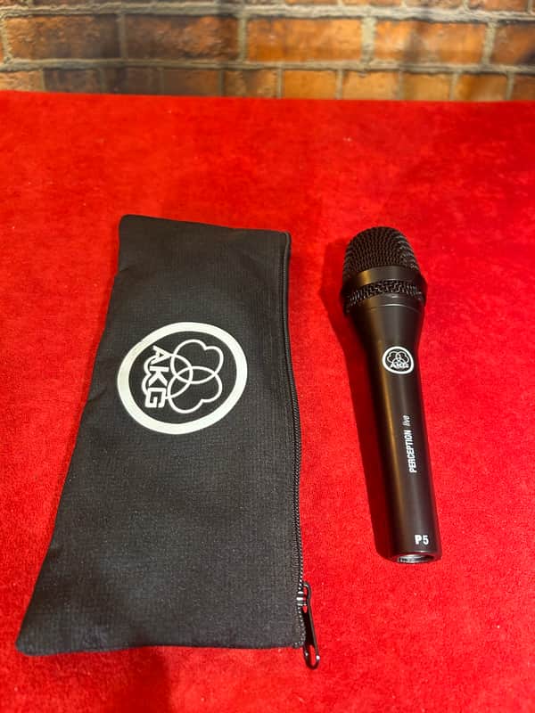 AKG P5 Perception Super Cardioid Dynamic Vocal Microphone 2010s - Black image 1