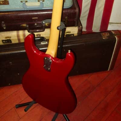 ~1965 Mosrite The Ventures 12 String Candy Apple Red image 6