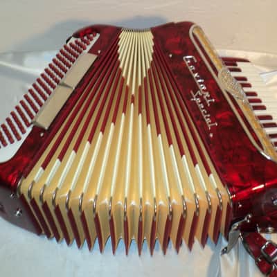 Vintage Borsini Bros. Gaviani Special Italian Accordion w/ Case image 11