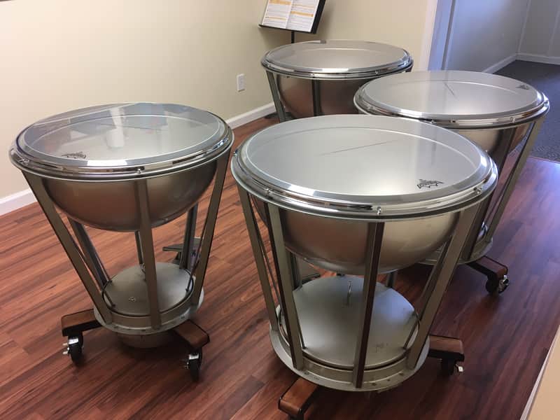 *Price Drop! Rogers  Accusonic Timpani - Set of 4 -  Super Nice! - Professionally Refurbished image 1