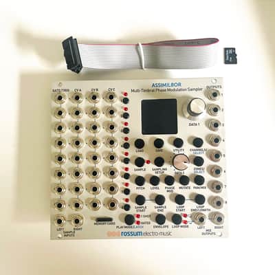 Rossum Electro-Music Assimil8or Multi-Timbral Phase Modulation Sampler Eurorack Module 2016 - 2021 - Silver image 1